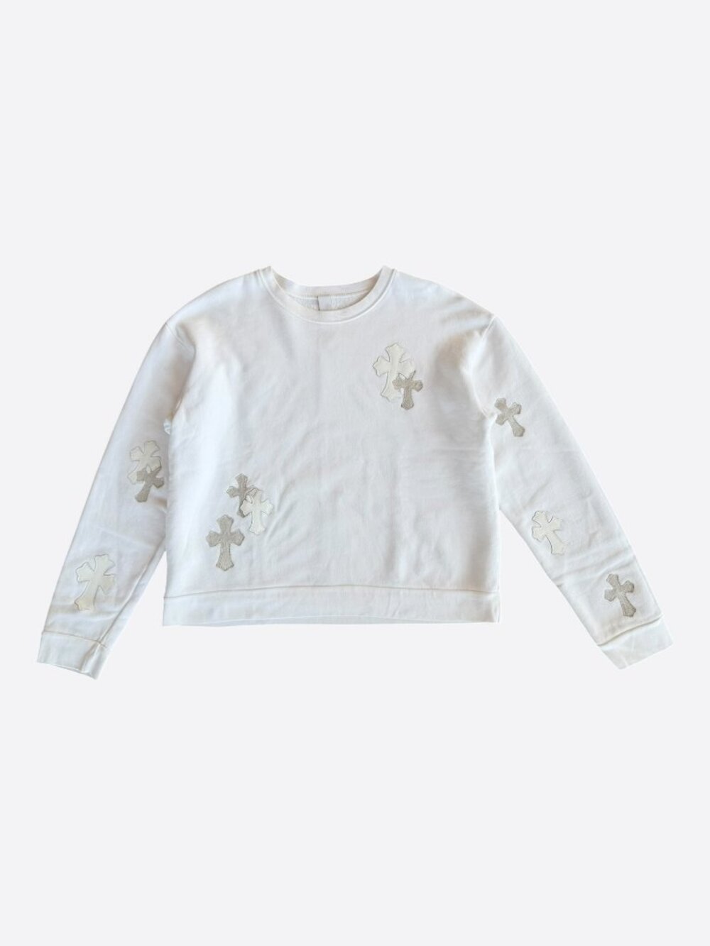 Chrome Hearts White Cross Patch Sweater